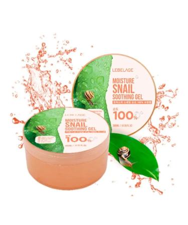 Lebelage Korean moisturizing gel with mucin snail 300ml - Buy Online on GoSupps.com
