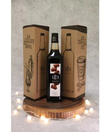 1883 Maison Routin Brownie syrup for coffee drinks and desserts 1 liter