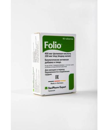 Folio Folic acid vitamins - Buy Online on GoSupps.com