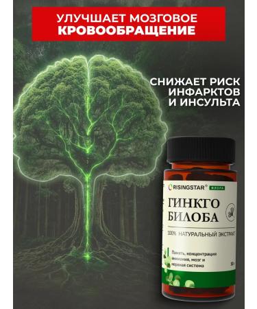 RISINGSTAR Ginkgo biloba extract Vitamins for the brain and memory - Buy Online on GoSupps.com