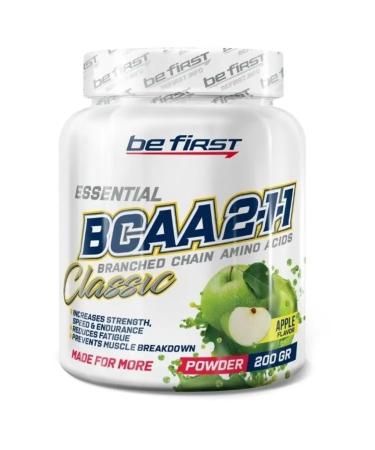 Be First BCAA 2 1 1 Classic Powder 200 grams (apple)