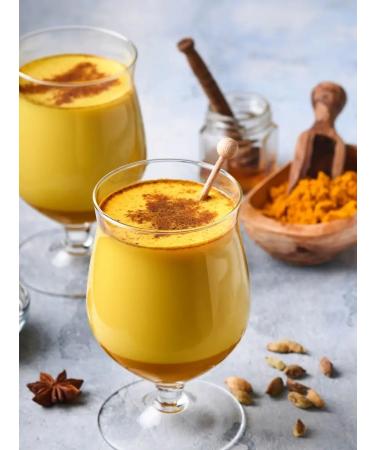 LUKKSEN Kurkuma Latte a mixture of spices for a drink gold milk 330g - Buy Online on GoSupps.com