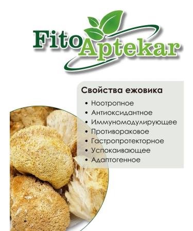 PHYTOAPTHECARIAN Ezhovik comb mushroom solid 1 kg - Buy Online on GoSupps.com