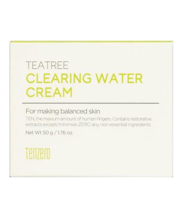 Korea face cream with tea tree extract Tenzero - Buy Online on GoSupps.com