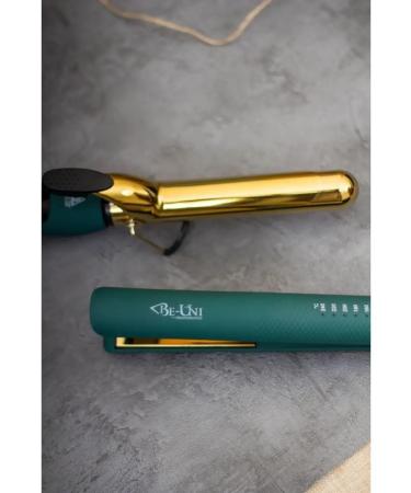 BeUni Hair curler curls Professional 28 mm Golden Biuni - Buy Online on GoSupps.com