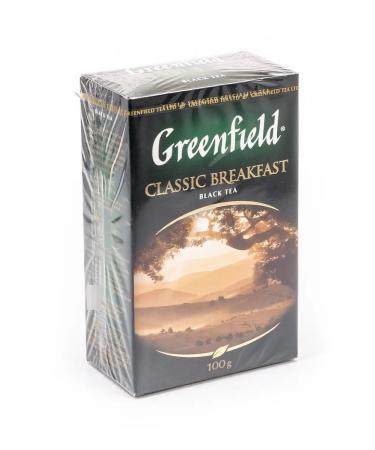 Greenfield Classic Breakfast leaf tea black in package 100g 6 pcs - Buy Online on GoSupps.com
