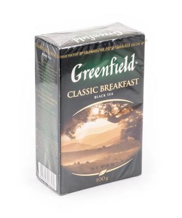 Greenfield Classic Breakfast leaf tea black in package 100g 6 pcs - Buy Online on GoSupps.com