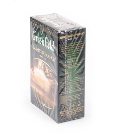 Greenfield Classic Breakfast leaf tea black in package 100g 6 pcs - Buy Online on GoSupps.com