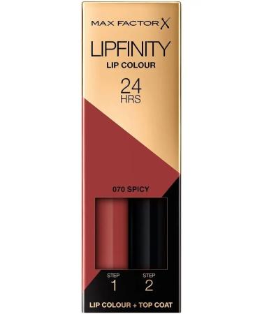 MAX FACTOR Lipstick and moisturizing shine Lipfinity Lip Color 070 - Buy Online on GoSupps.com