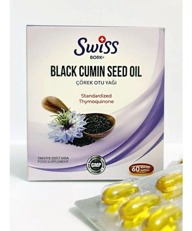 Swiss bork Black cumin oil for immunity premium health - Buy Online on GoSupps.com