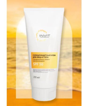 INVIT Sunsplant cream for the face and body SPF 50 with SPF 50 - Buy Online on GoSupps.com