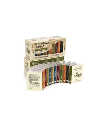 Bookshelf Tea with the meaning of the book in a pack of tea "About teachers Tolstoy" 2pcs - Buy Online on GoSupps.com