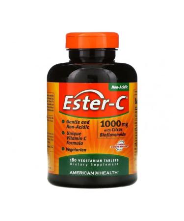 American Health Ester-C with citrus bioflavonoids 1000 mg 180 tablets