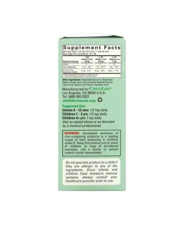 Childlife Clinicals Liquid iron berry taste 118 ml - Buy Online on GoSupps.com