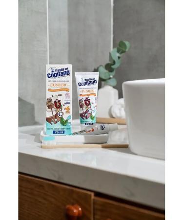 Pasta Del Capitano Children's paste +6 mint 75 ml - Buy Online on GoSupps.com