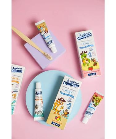 Pasta Del Capitano Children's paste +6 mint 75 ml - Buy Online on GoSupps.com