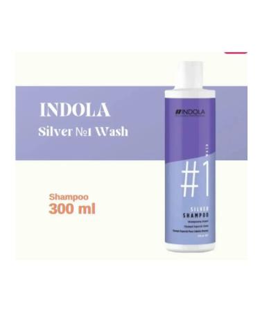 Indola1 Silver Shampoo Cleal shampoo for hair - Buy Online on GoSupps.com