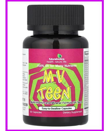 FutureBiotics M.V. Teen multivitamins for teenagers 90 capsules