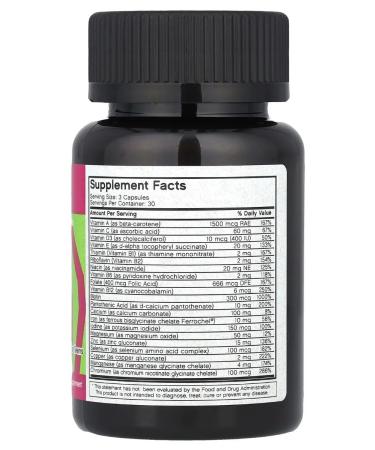 FutureBiotics M.V. Teen multivitamins for teenagers 90 capsules - Buy Online on GoSupps.com