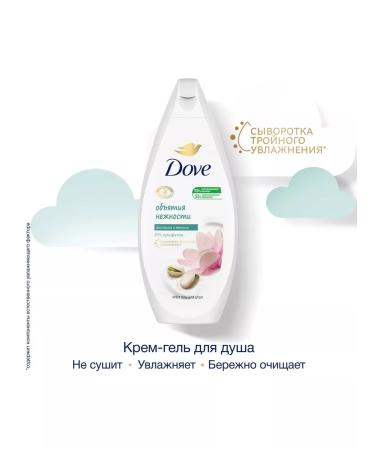 Dove Shower gel pistachio cream and magnolia 250 ml (2 pcs) - Buy Online on GoSupps.com