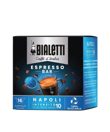 Coffee in napoli capsules for Bialetti coffee machines 16 pcs*7 g - Buy Online on GoSupps.com