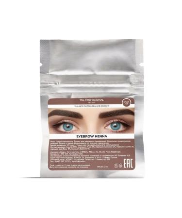 TNL PROFESSIONAL Hnna for eyebrows TNL No. 04 Chestnut 2gr - Buy Online on GoSupps.com
