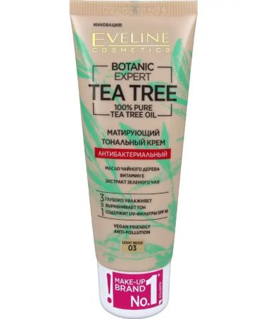 EVELINE tonal. Crem Botanic Expert Tone 03 Light Beige Mating