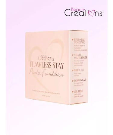 Beauty Creations Flawless STAY POWDER FOUNDATION FSP 1.0 - Buy Online on GoSupps.com