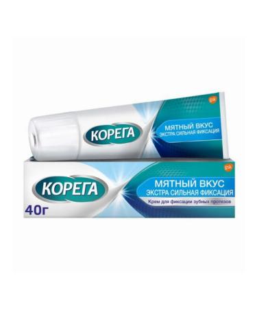Korega Cream for fixing dentures 40g 2 pcs - Buy Online on GoSupps.com
