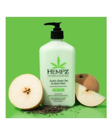 HEMPZ Moisturizing green tea & pear 500ml - Buy Online on GoSupps.com