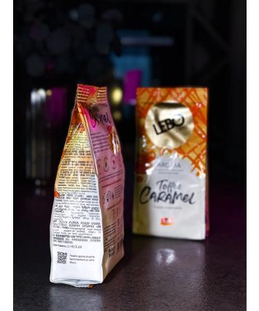 Lebo Ground Coffee Aroma Toffee Caramel 2 packages of 150g - Buy Online on GoSupps.com