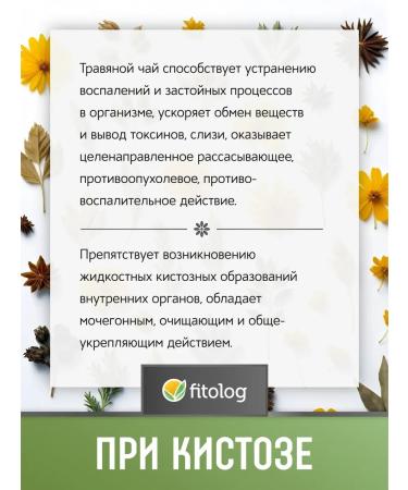 Phytologist Herbal collection for cystose tea 100 g - Buy Online on GoSupps.com