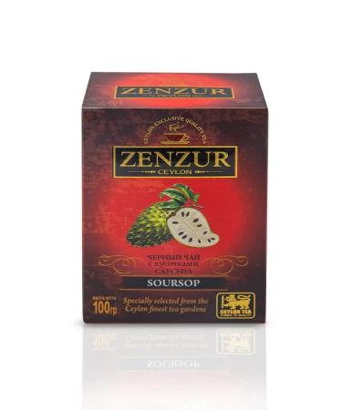 Zenzur Black tea SOURSOP with slices of a sausup 100 g - Buy Online on GoSupps.com