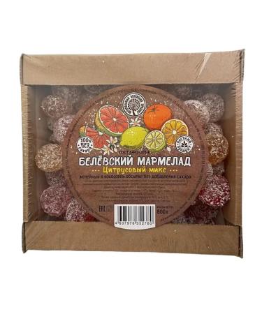 Natural Belev product Belevsky marmalade without sugar "citrus mix" 800 grams - Buy Online on GoSupps.com