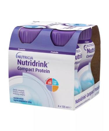 NUTRIDRINK Compact protein neutral taste 125ml 4 but-1 pcs - Buy Online on GoSupps.com