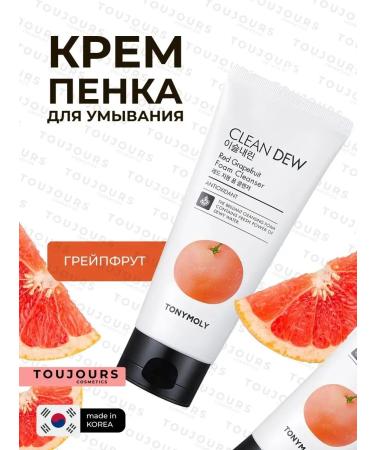 Tony Moly Cream for washing with an extract of grapefruit Clean Dew