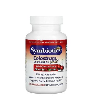 Symbiotics Colostrum plus colostrum 120 chewing tablets
