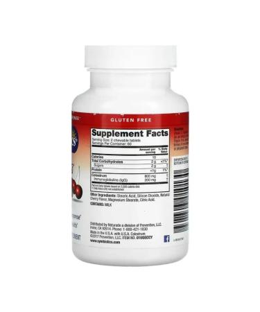 Symbiotics Colostrum plus colostrum 120 chewing tablets - Buy Online on GoSupps.com