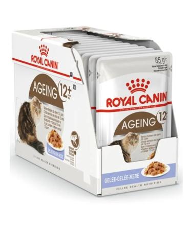 ROYAL CANIN Ageing 12+ Wet food for cats in jelly 85 g x 12 pieces - Buy Online on GoSupps.com