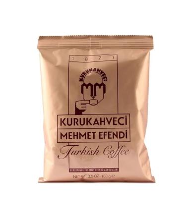 KURUKAHVECI MEHMET EFENDI Coffee ground Turkish Mehmet Efendi 5x100g (500g) - Buy Online on GoSupps.com