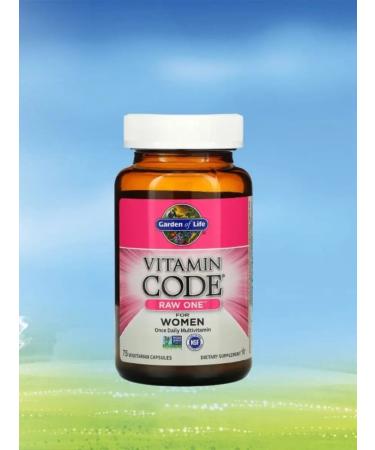 Garden of Life Raw One Multivitamin additive for women 75 capsules - Buy Online on GoSupps.com