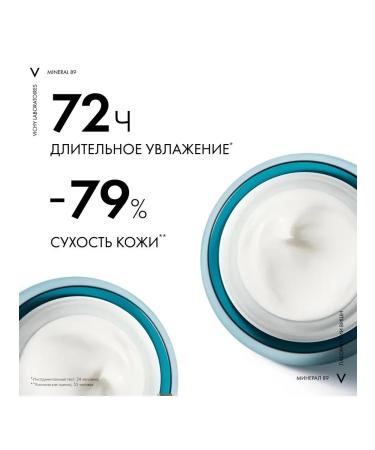 VICHY Moisturizer cream Mineral 89 100 hours for dry skin 50 ml - Buy Online on GoSupps.com