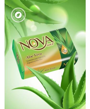 Nova Gold Toilet soap lily 140g x6pcs - Buy Online on GoSupps.com