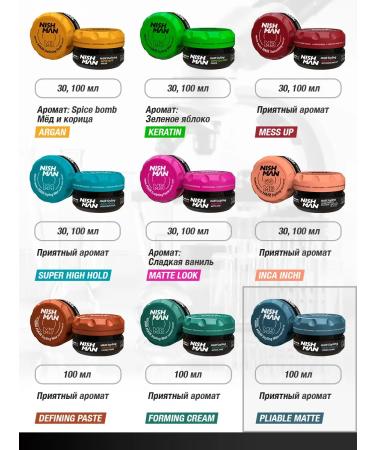 NISHMAN Matte hair paste M9 Hair Styling Wax Fiber Matte - Buy Online on GoSupps.com