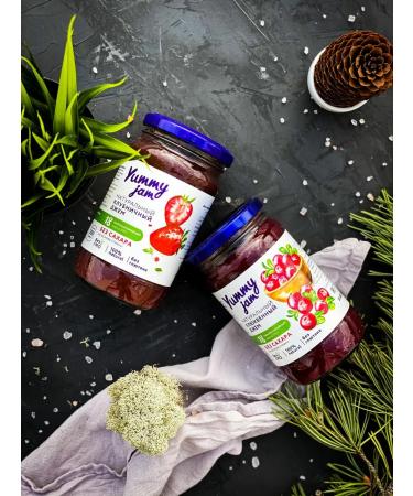 Yummy Foods Sugar jam yummy jam 350g cranberries - Buy Online on GoSupps.com