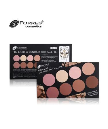 Makeup Cosmetics Highlighter powder corrector 3 in 1 - Buy Online on GoSupps.com