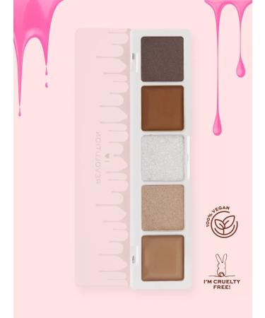 I Heart Revolution Mini Chocolate White Vanilla Cream Palette Palette