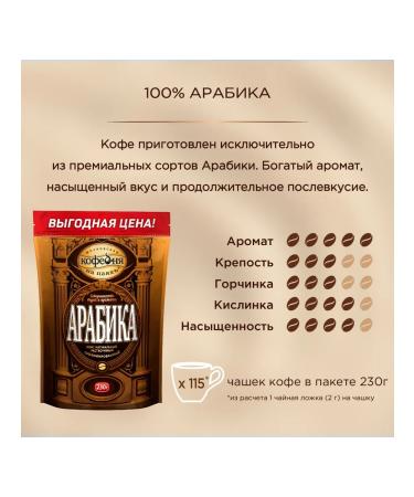 Moscow Coffee Shop on Shares Coffee soluble sublimated manual transmission arabica 230 g - Buy Online on GoSupps.com