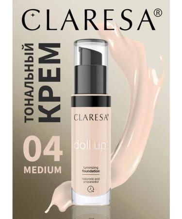 CLARESA Tonal face cream Doll Up! Tone # 04 Medium