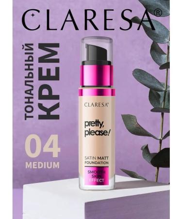 CLARESA Pretty please foundation! Tone # 04 Medium